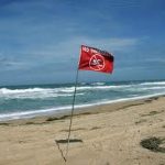 red-flag-on-beach